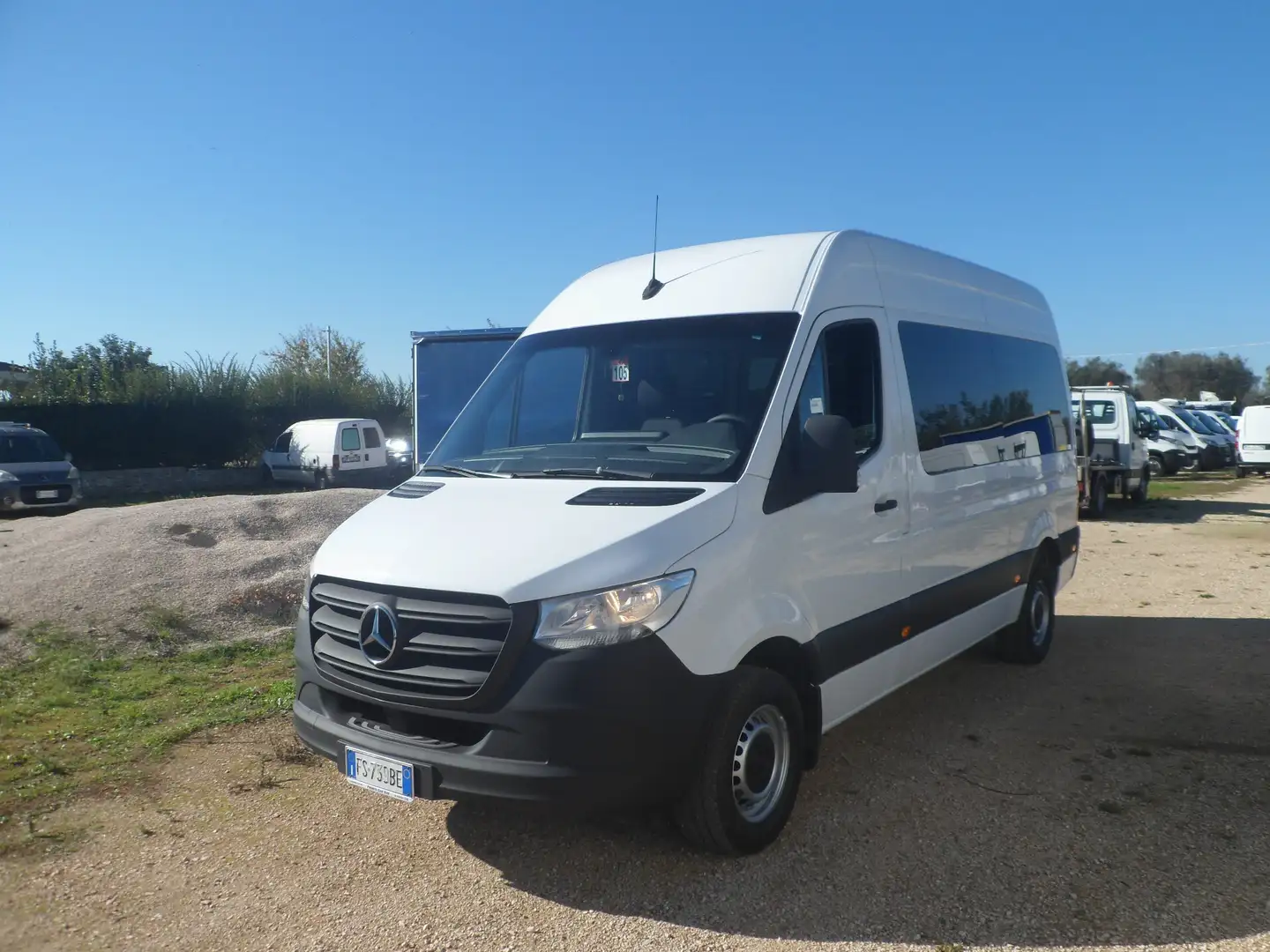 Mercedes-Benz Sprinter 9 posti panorama Blanc - 1