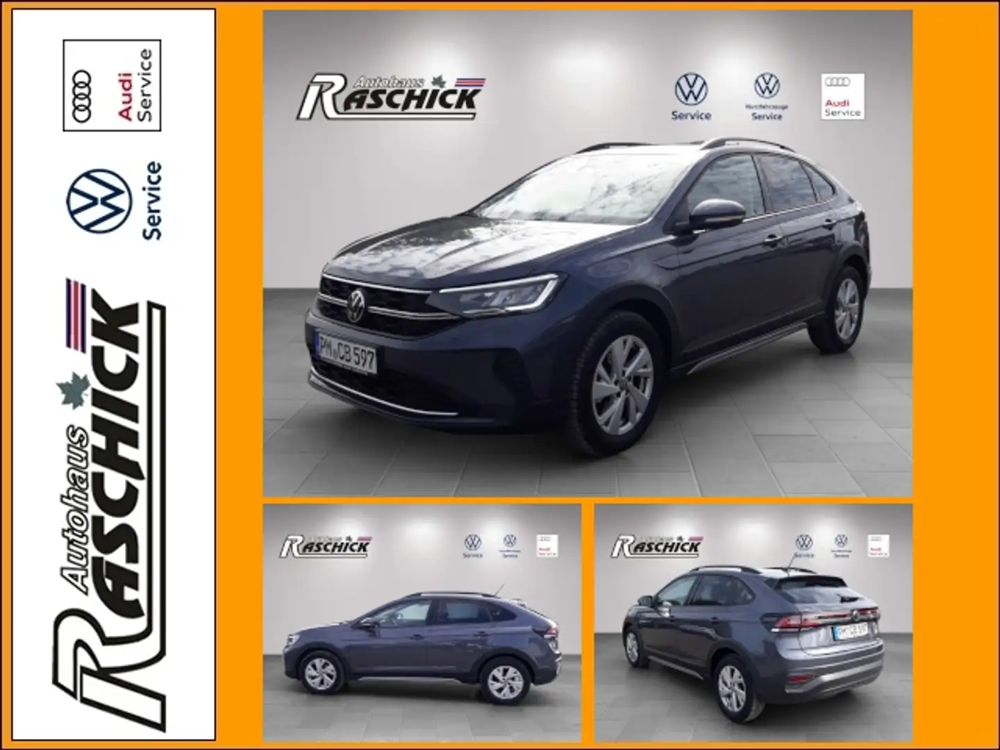 Volkswagen Taigo Life 1.0 TSI Climatronic ACC Garantie Klima Grau - 1