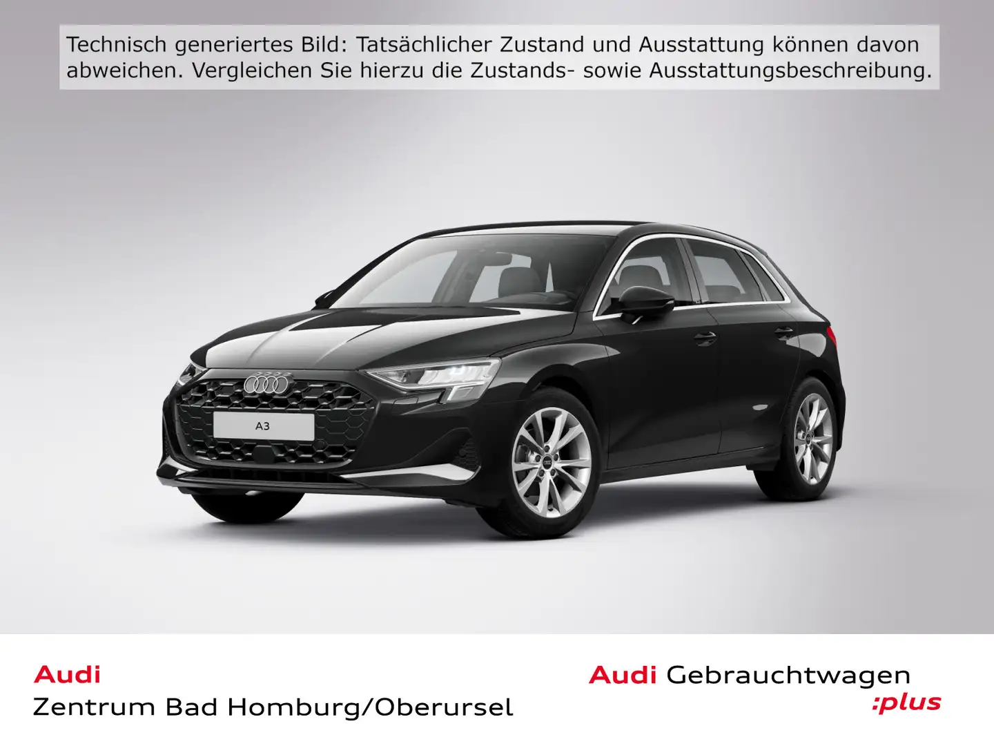 Audi A3 35 TDI advanced*Navi*LED*Alu*PDC*Vi Schwarz - 1