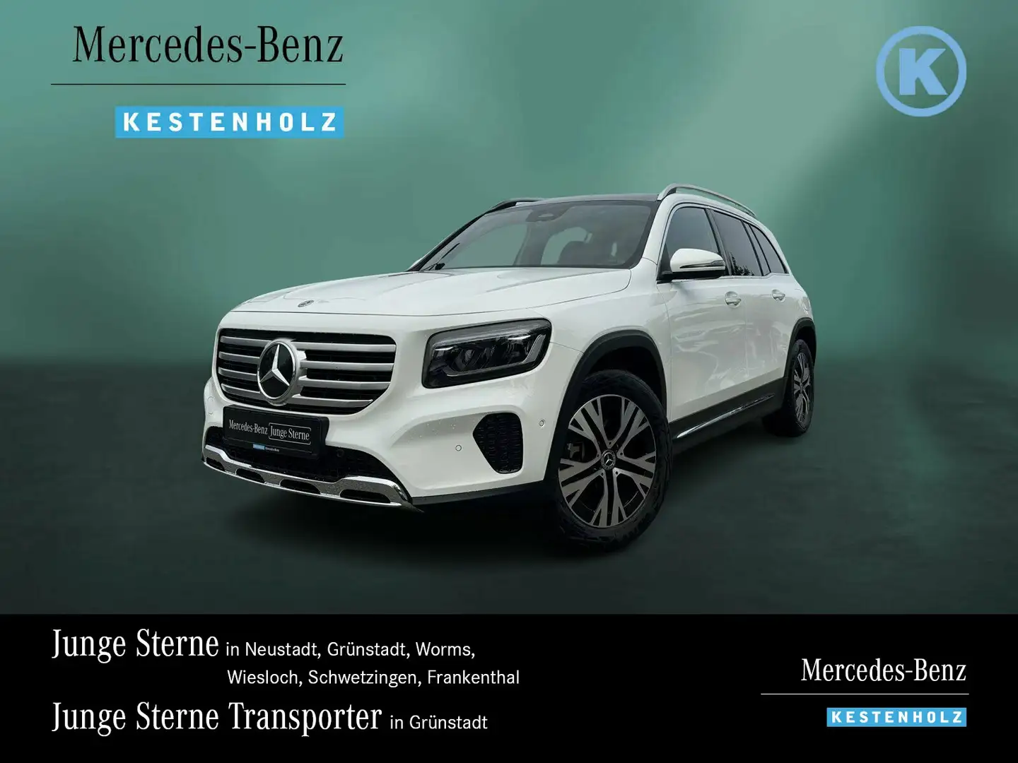Mercedes-Benz GLB 200 GLB 200 d PROGRESSIVE+AHK+DISTRO+PANO+KAM+KEYL LED Weiß - 1