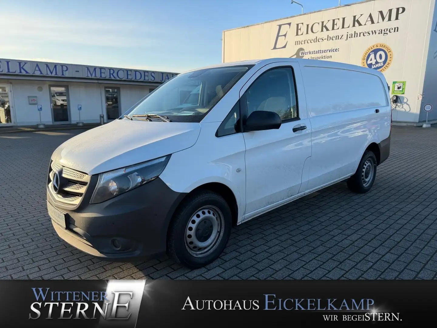 Mercedes-Benz Vito 114 BT 9G Kasten lang NAVI SHZ RFK KLIMA Blanc - 1
