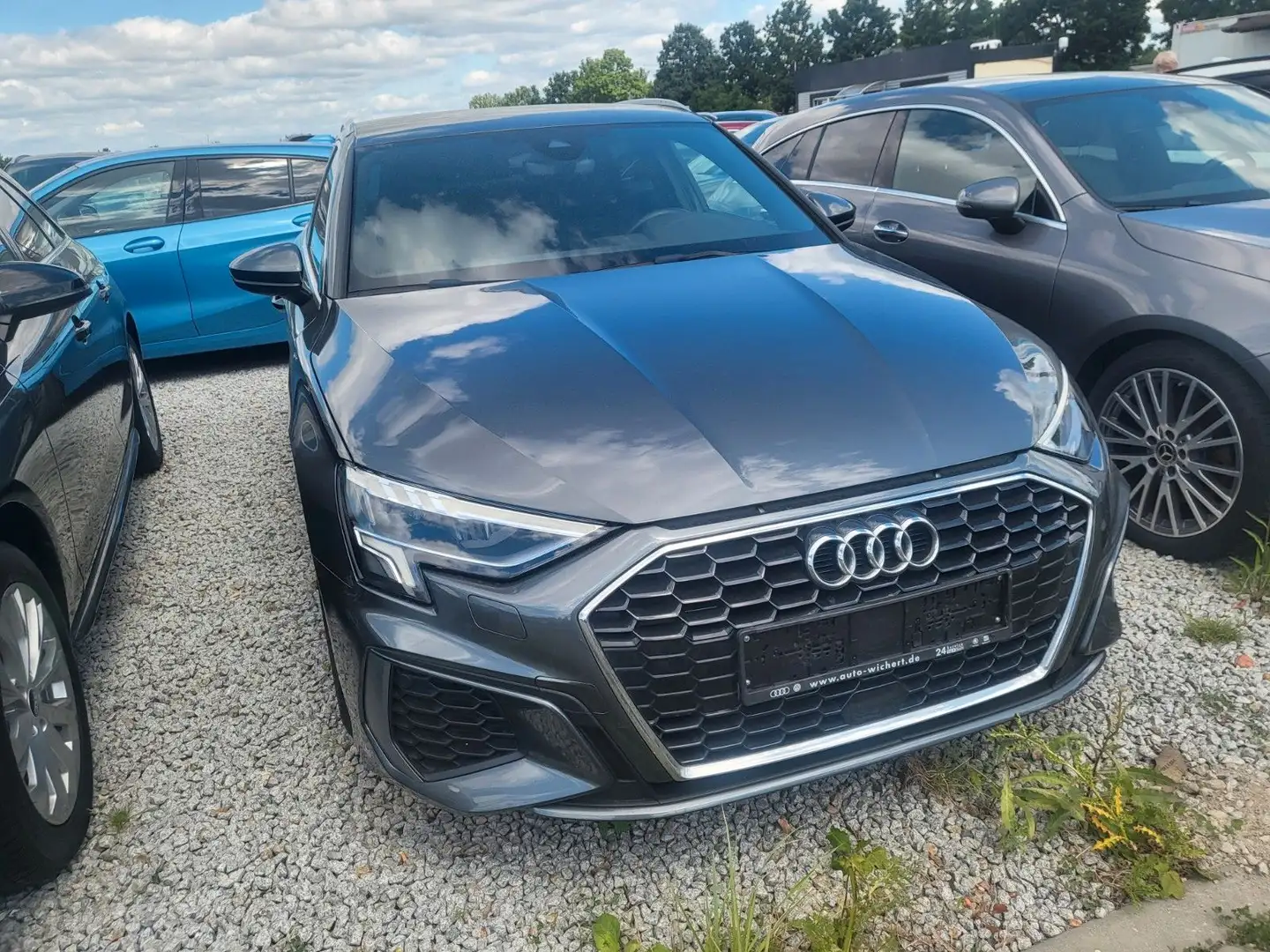 Audi A3 Sportback 35 TDI S line DSG/LED/Navi/SH/Alu Grigio - 1