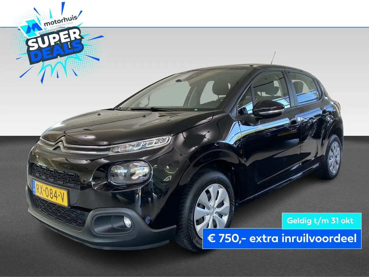 Citroen C3 1.2 PureTech 82pk Feel Navigatie Noir - 1
