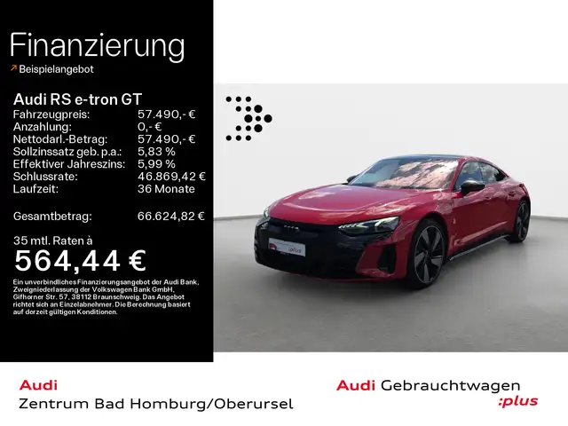 Audi RS e-tron GT qu*Navi*Matrix*B&O*HUD*Carbon*Keram