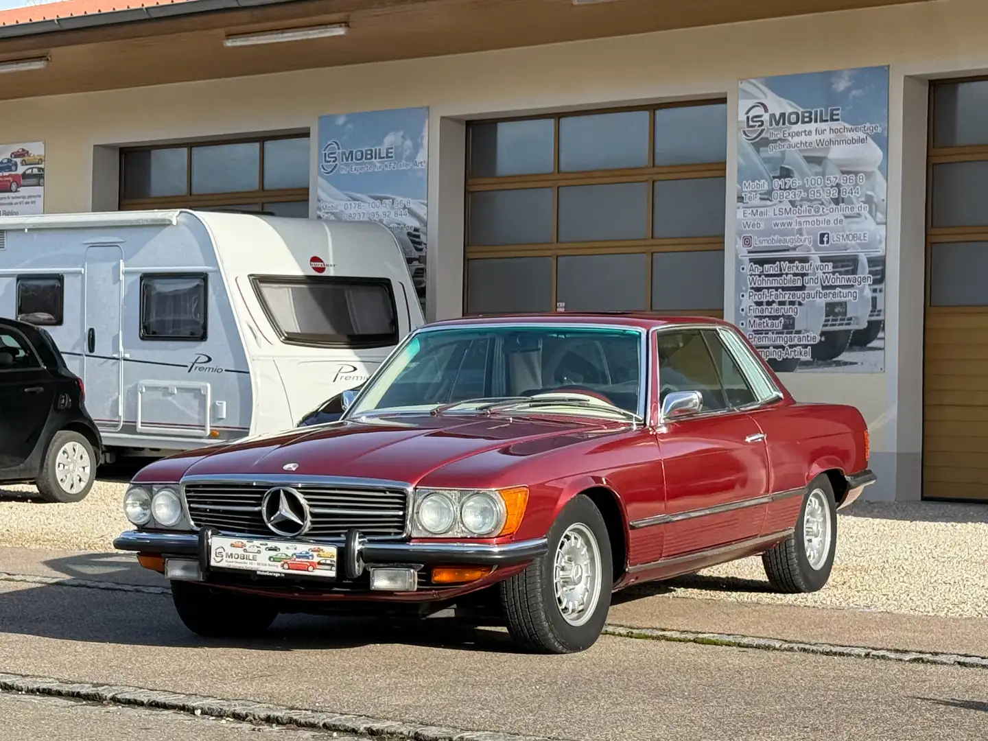 Mercedes-Benz 450 450 SLC 4.5 V8 Automatik Elektr. SSD + FH. Roşu - 1