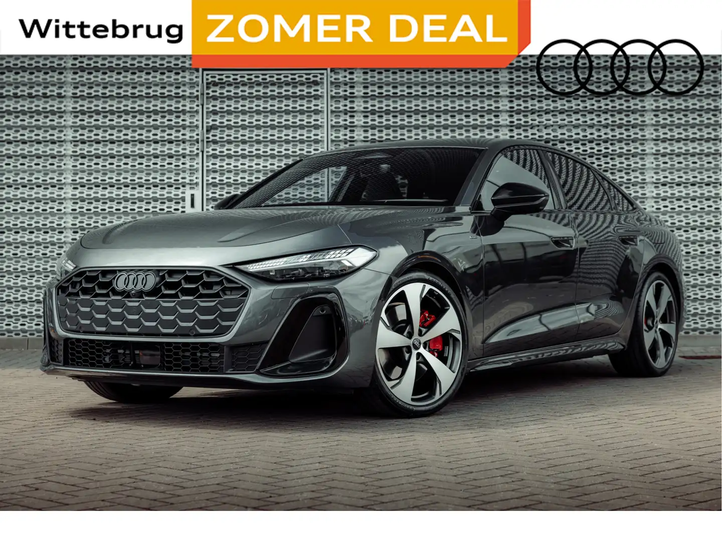Audi A5 Limousine e-hybrid 299pk quattro S tronic S editio Grijs - 1