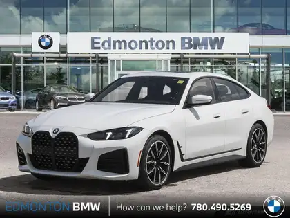 White 2026 BMW 4 Series Sedan All-Wheel Drive Automatic