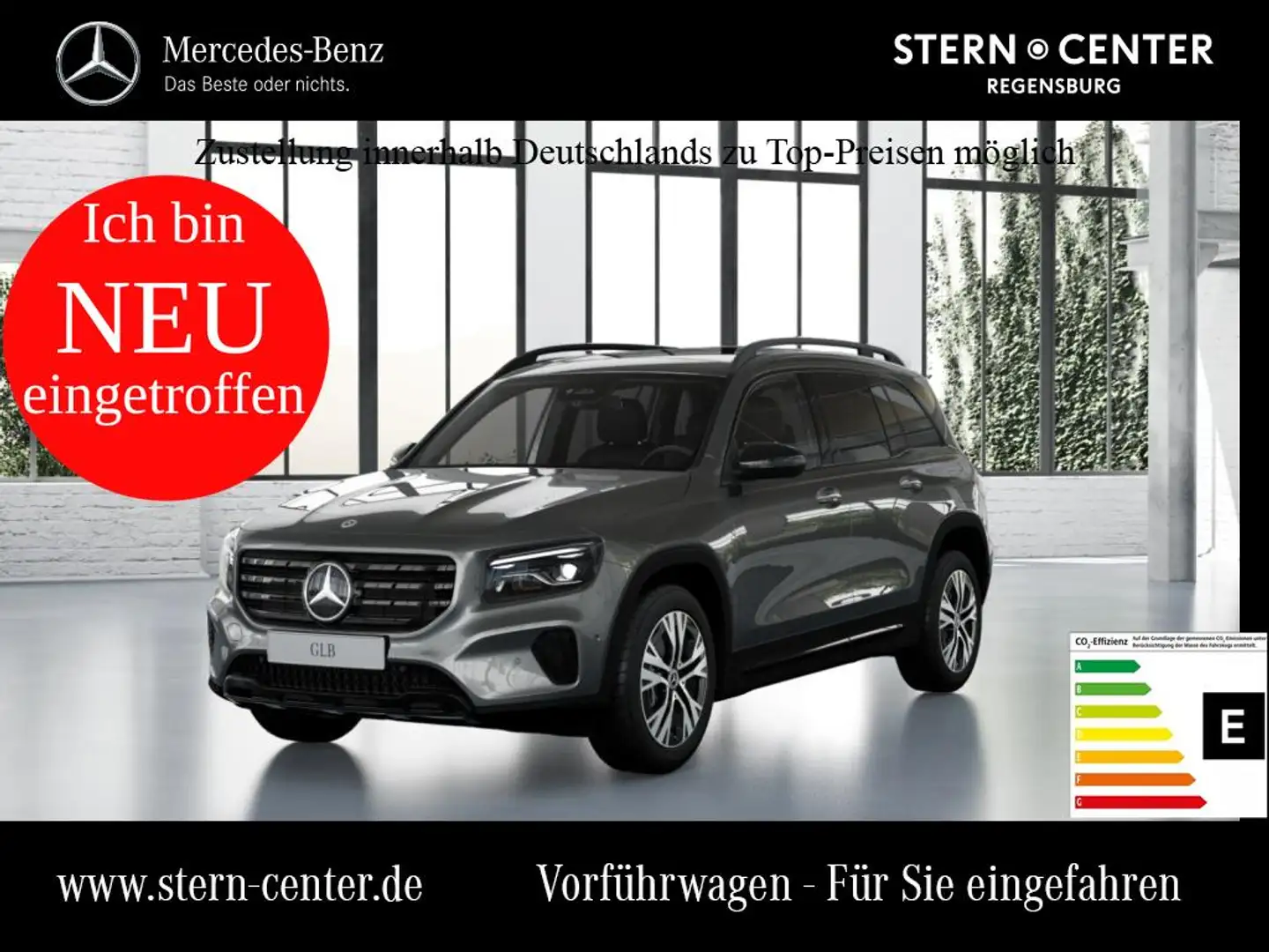 Mercedes-Benz GLB 200 d SHD Progressive Wide MBeam Cam Night Gris - 1