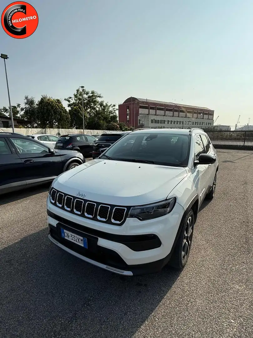 Jeep Compass 1.5 Turbo T4 130 CV MHEV 2WD Limited Blanc - 1