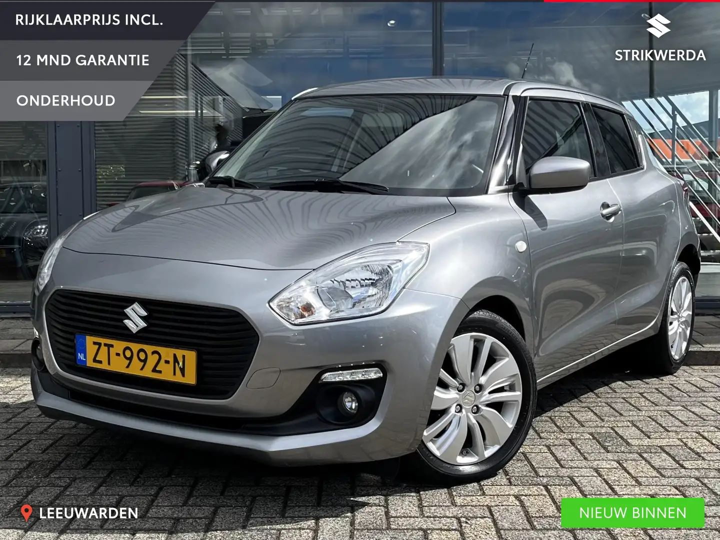 Suzuki Swift 1.2 Select Lmv/Airco/Carplay Grijs - 1