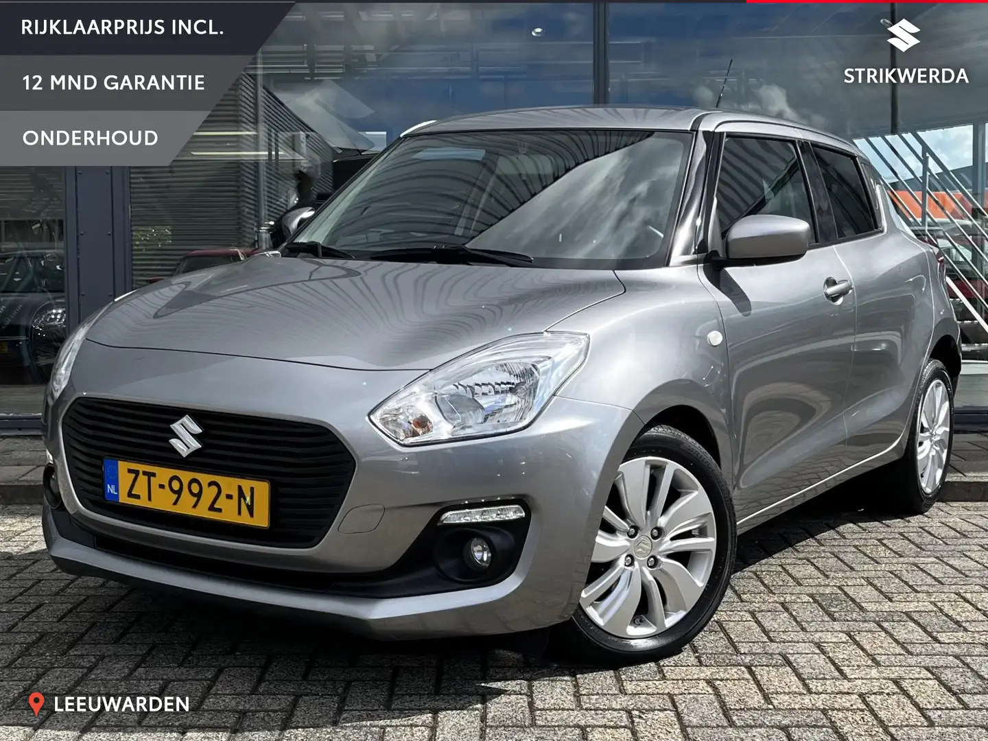 Suzuki Swift 1.2 Select Lmv/Airco/Carplay Gris - 1