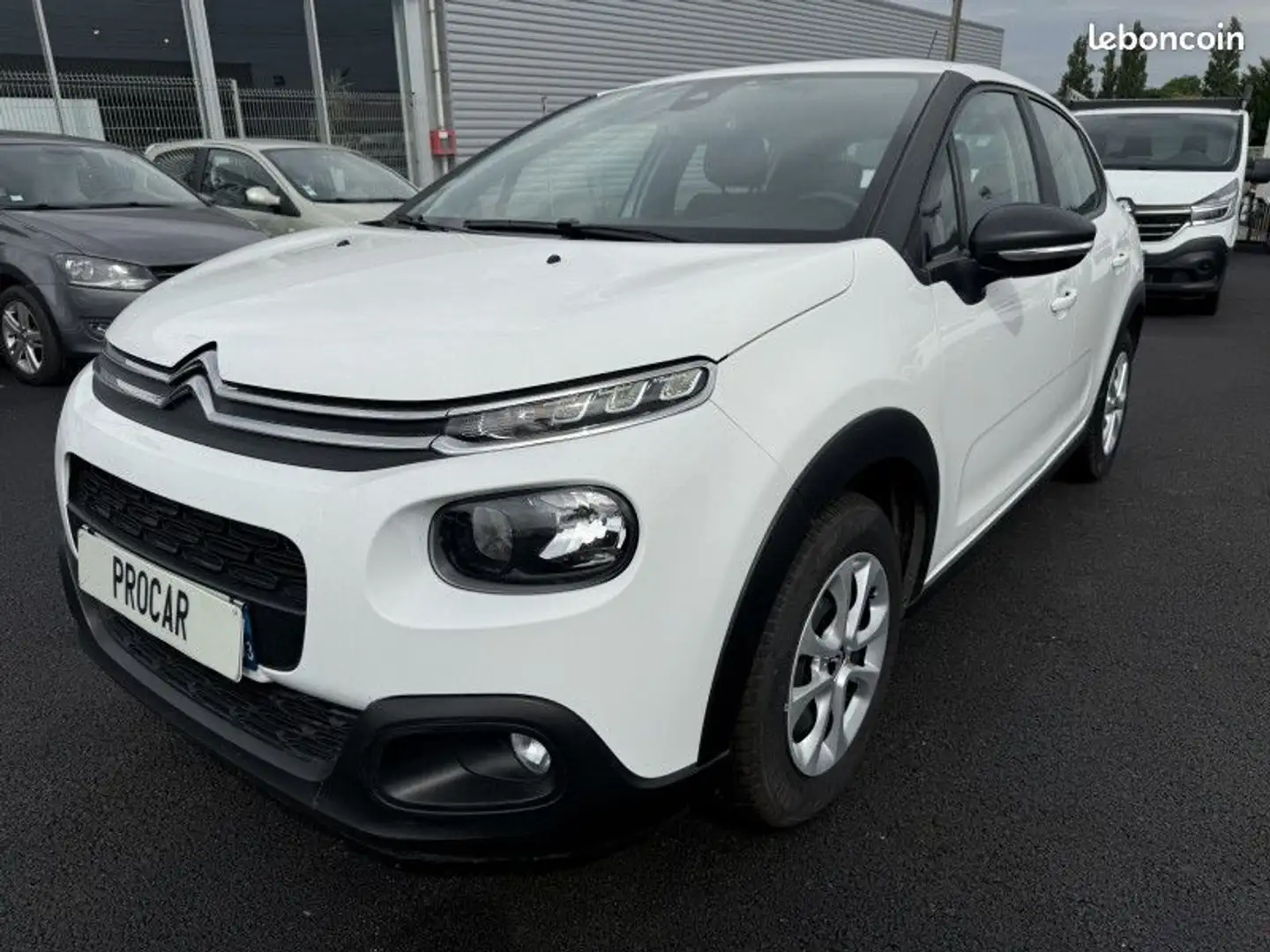 Citroen C3 BLUEHDI 100CH FEEL BUSINESS S&S Blanc - 1