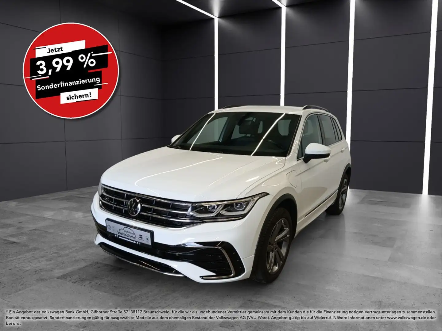 Volkswagen Tiguan R-Line 1.4TSI DSG LED NAV AHK SHZ Rear View Wit - 1