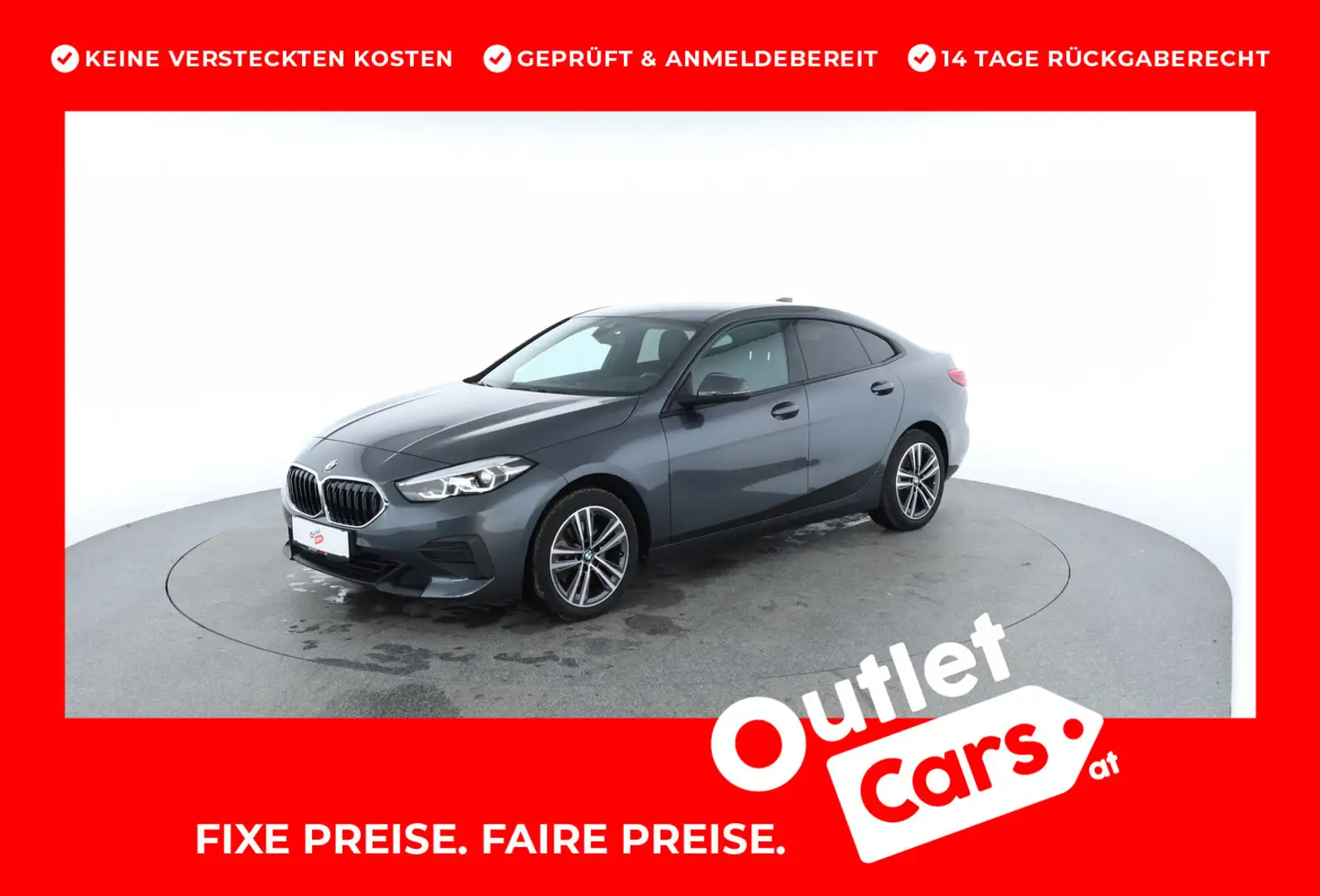 BMW 216 BMW 216d Gran Coupe Aut. Silber - 1