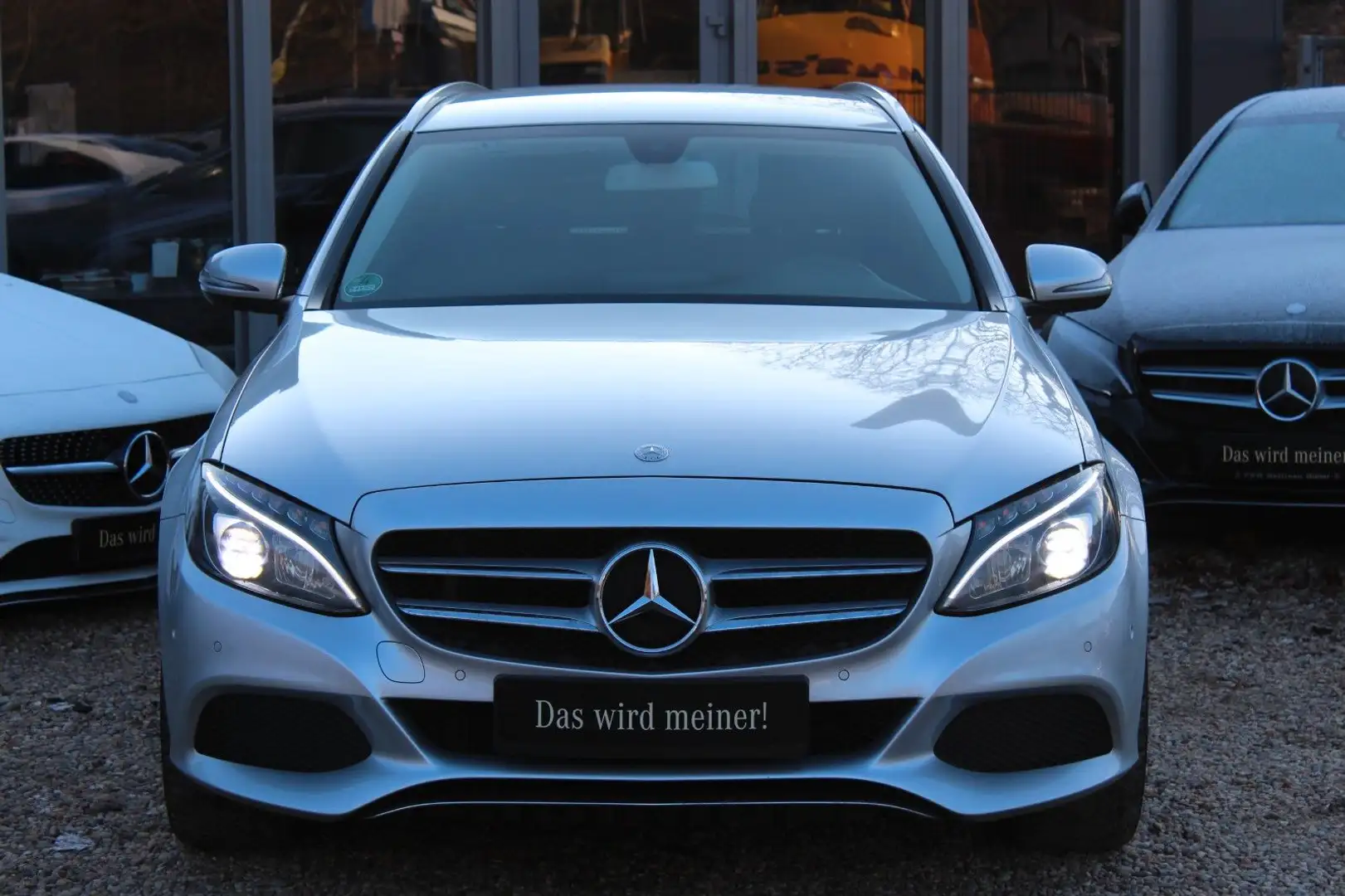 Mercedes-Benz C 250 d T 9-G LED PDC TOTWINKEL NAVIGATION Silber - 2