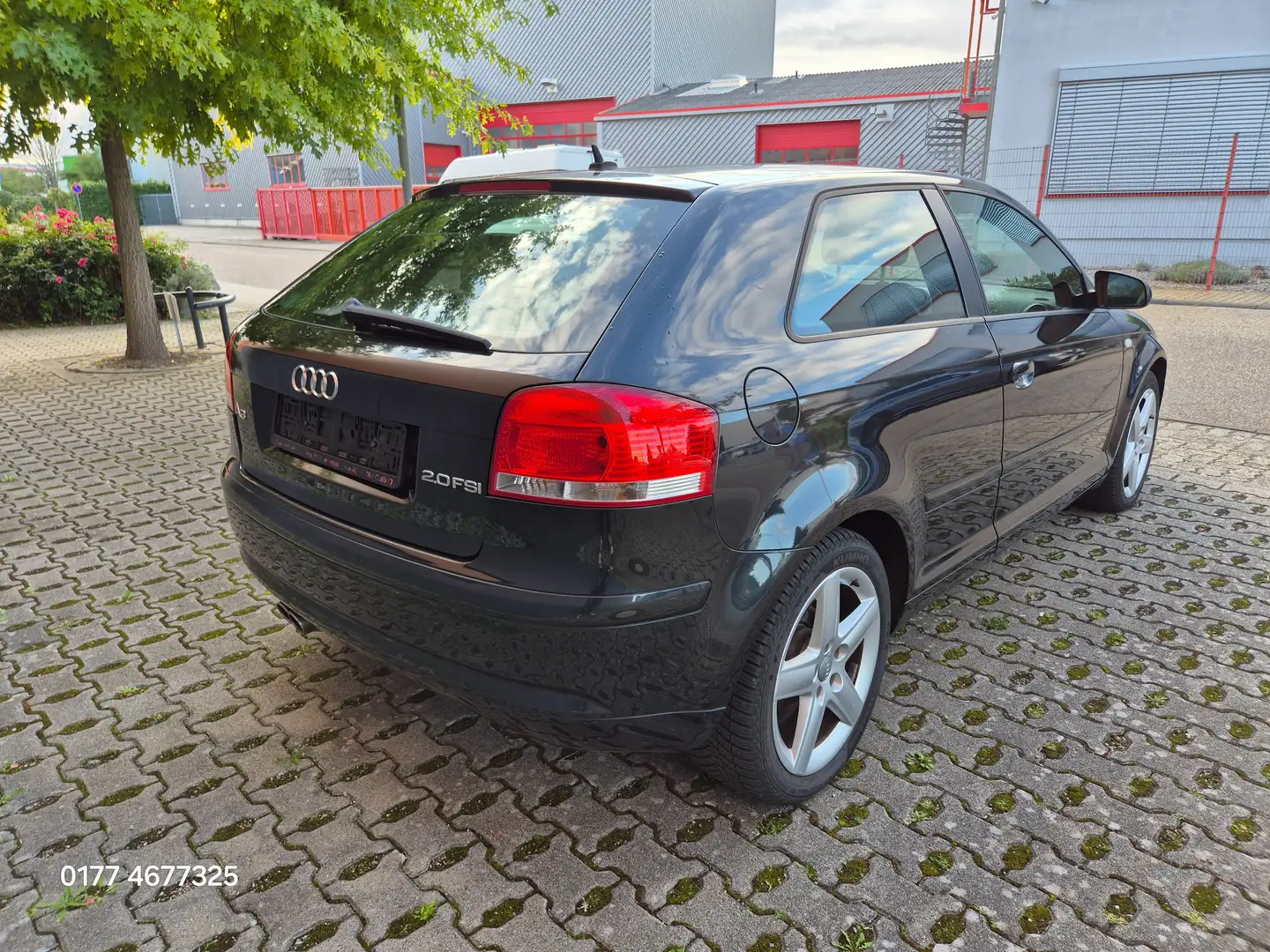 Audi A3 2.0 FSI Ambition-Klima Teilleder-Schiebedach Silber - 2