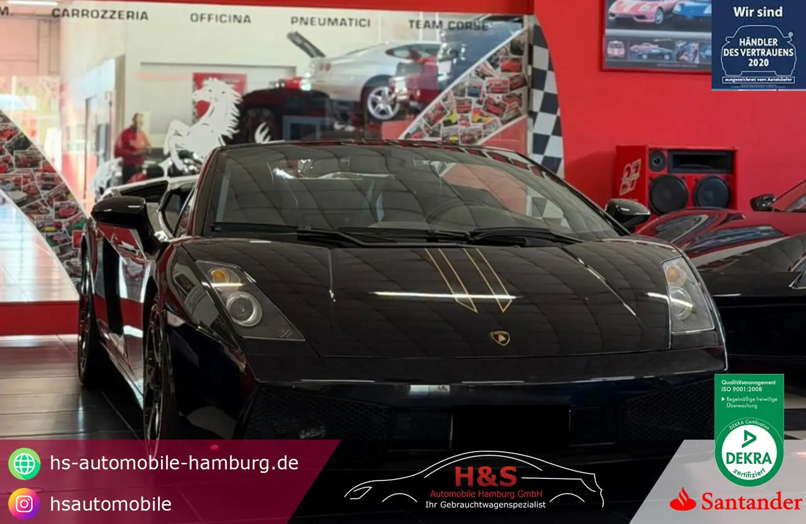 Lamborghini Gallardo Spyder Schwarz - 1