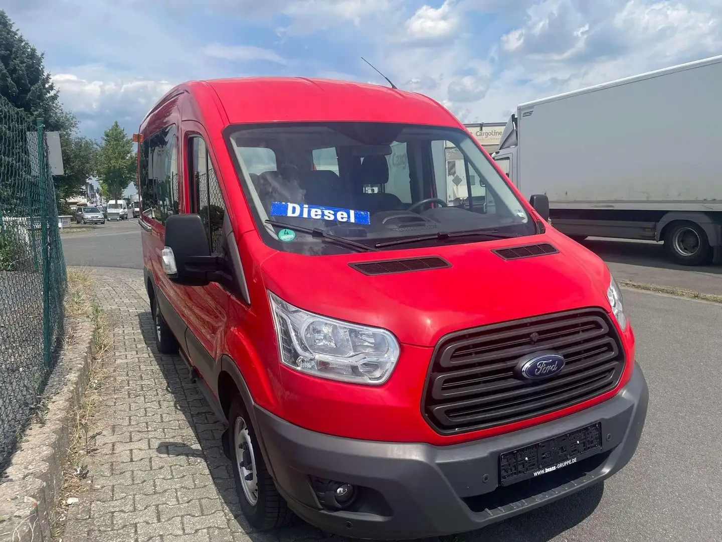 Ford Transit 310 L2 Kombi Hochdach 8-Sitzer Klimaanla Rot - 2