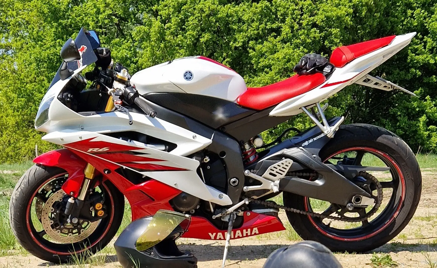Yamaha YZF-R6 Blanco - 1