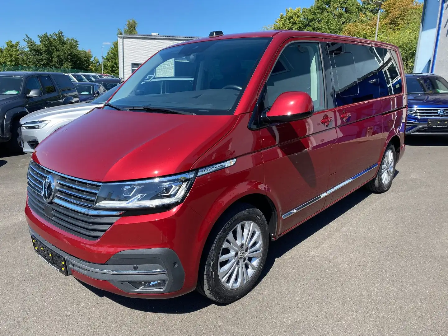 Volkswagen T6 Multivan T6.1 Multivan Highline TDI DSG ACC AHK Navi LED Rot - 2