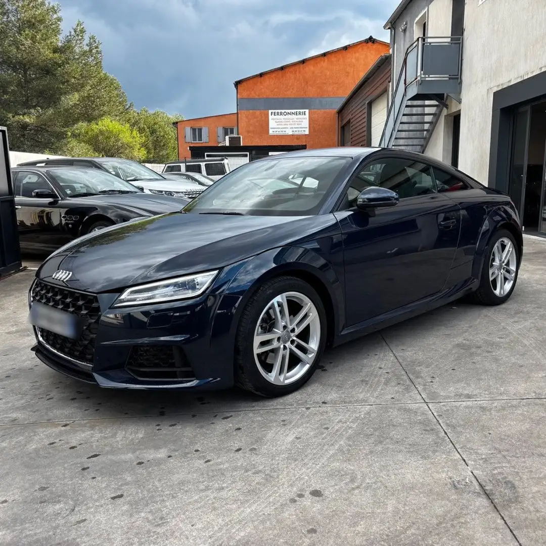 Audi TT coupe 2.0 40-TFSI - 16V TURBO Bleu - 1