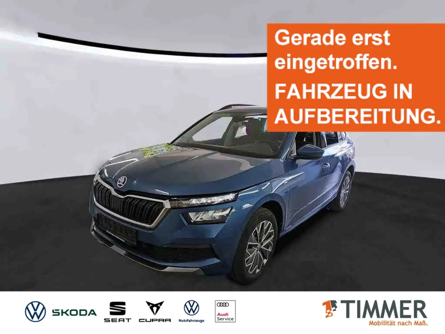 Skoda Kamiq 1.0 TSI CLEVER *AHK *LED *SHZ *TEMPO *LM * Blau - 1