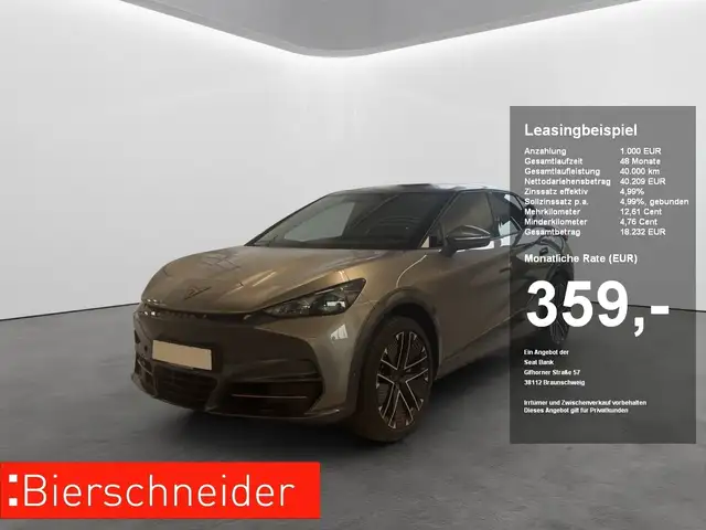 CUPRA Tavascan Endurance ab 359.- EUR mtl. 1000.- Anzahlung