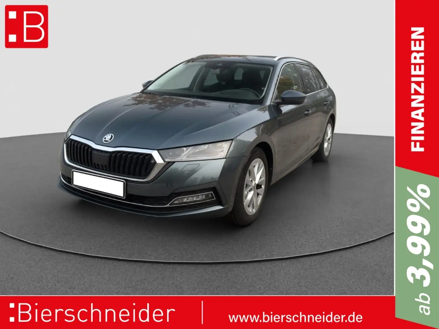 Skoda Octavia Combi 1.5 TSI Style AHK HEAD UP LED NAVI Grau - 1