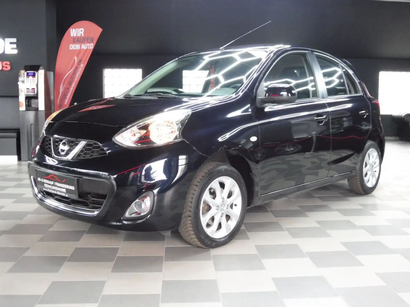 Nissan Micra 1.2 Acenta Sitzheizung/Bluetooth/Klimaaut Schwarz - 2