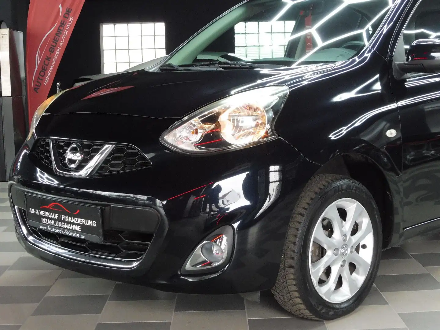 Nissan Micra 1.2 Acenta Sitzheizung/Bluetooth/Klimaaut Schwarz - 1