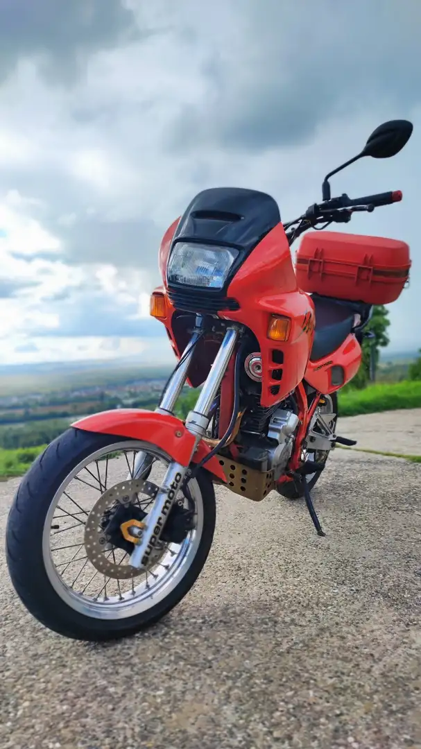 Honda NX 650 RD02 Supermoto Umbau Roşu - 1