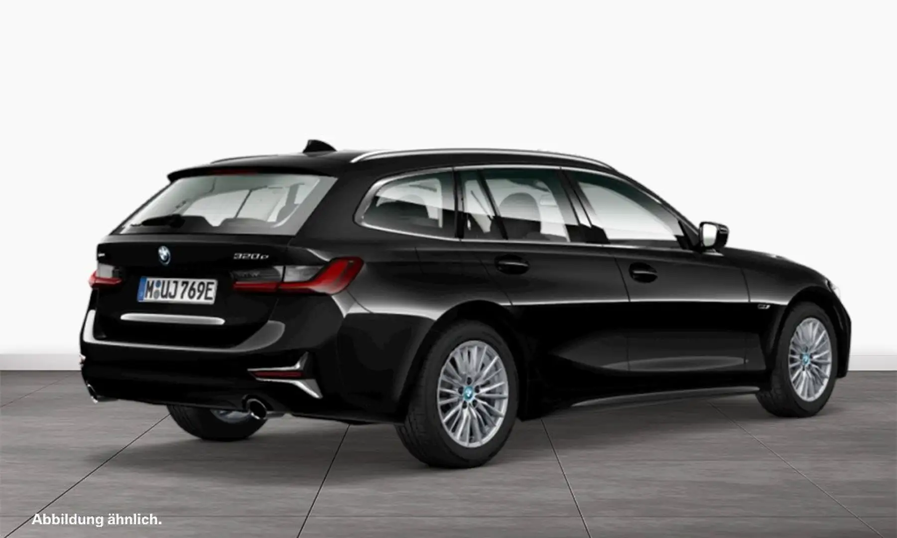 BMW 320 e xDrive Touring Luxury Line HK HiFi DAB Shz Noir - 2