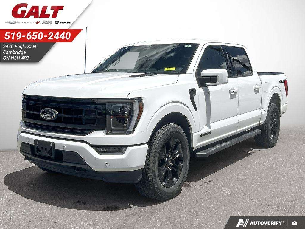 White 2022 Ford F-150 Pickup Truck Four-Wheel Drive Automatic