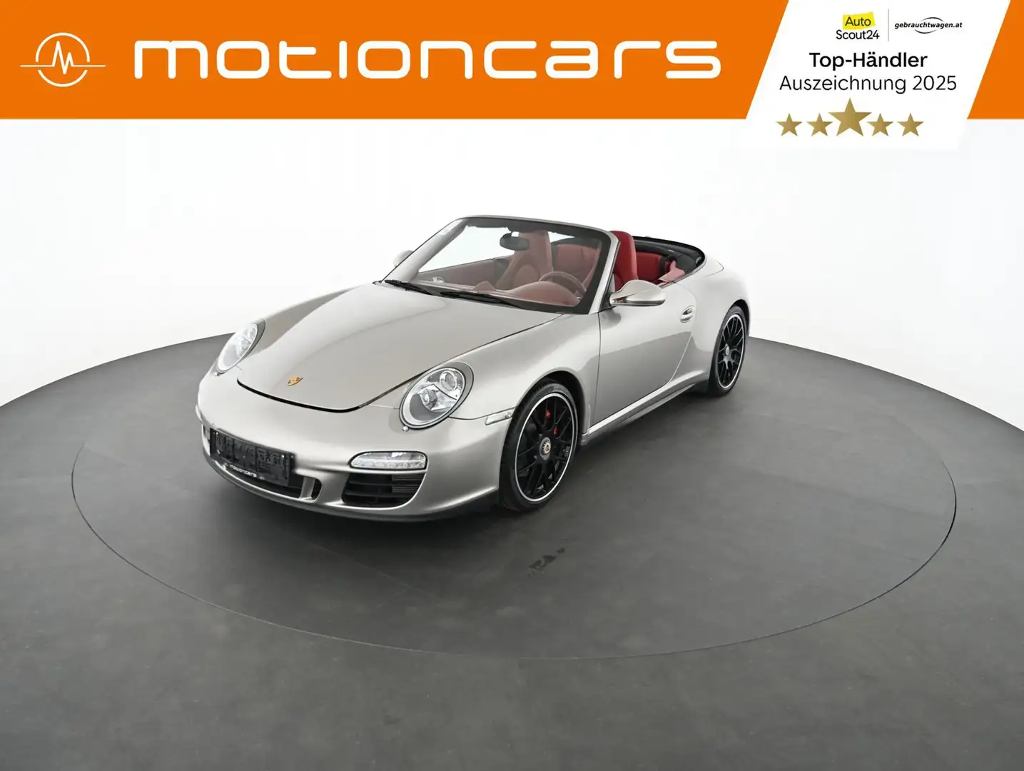 Porsche 997 911 3.8 GTS Cabrio EXP € 110.480,- Silber - 1