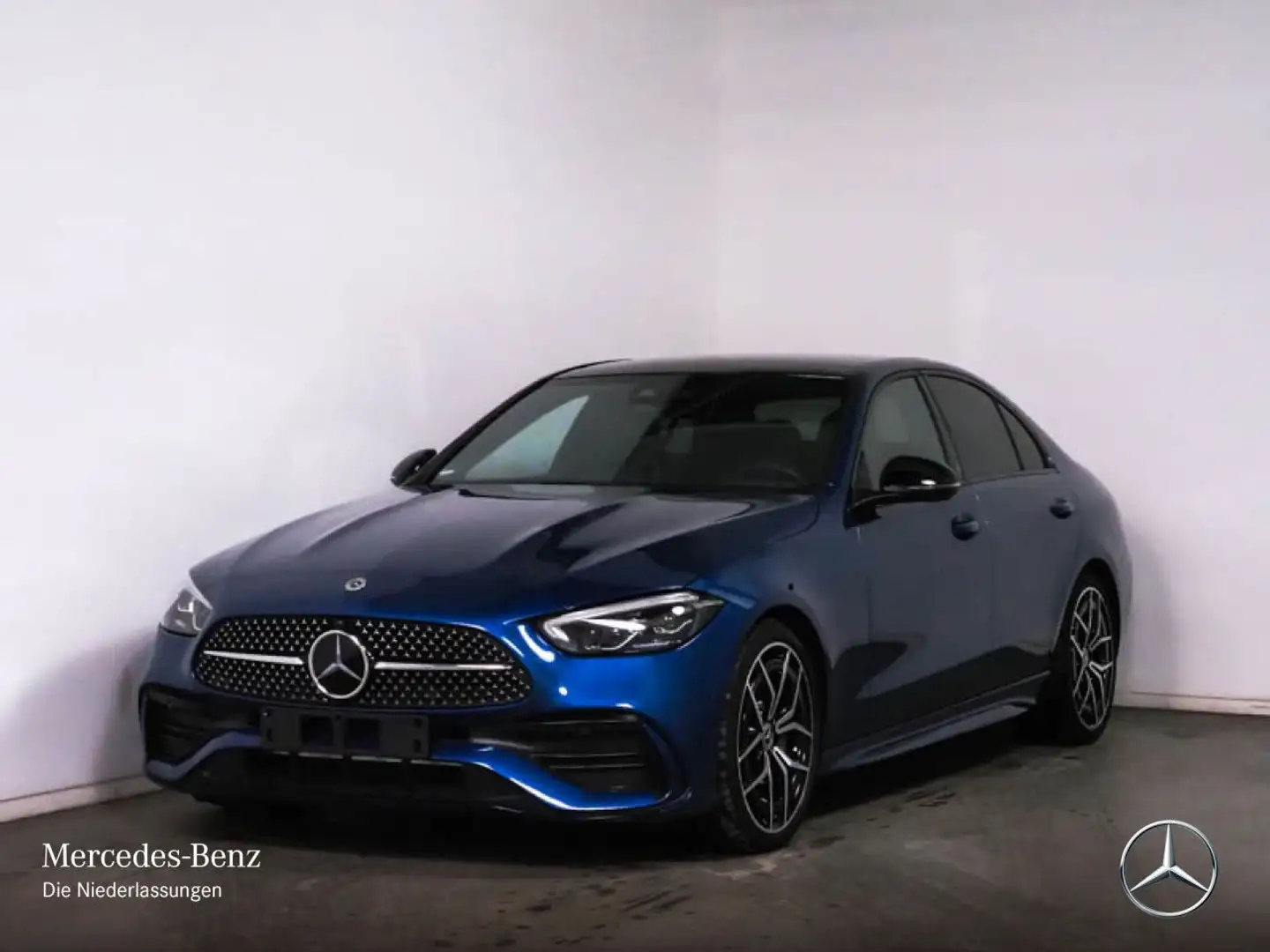 Mercedes-Benz C 180 AMG+NIGHT+PANO+LED+BURMESTER+KAMERA+KEYLESS Blau - 2