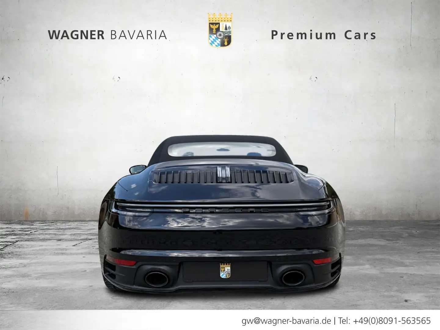 Porsche 992 911 Carrera 4 S Cabrio Tageszul 25 Km Top Au Schwarz - 1