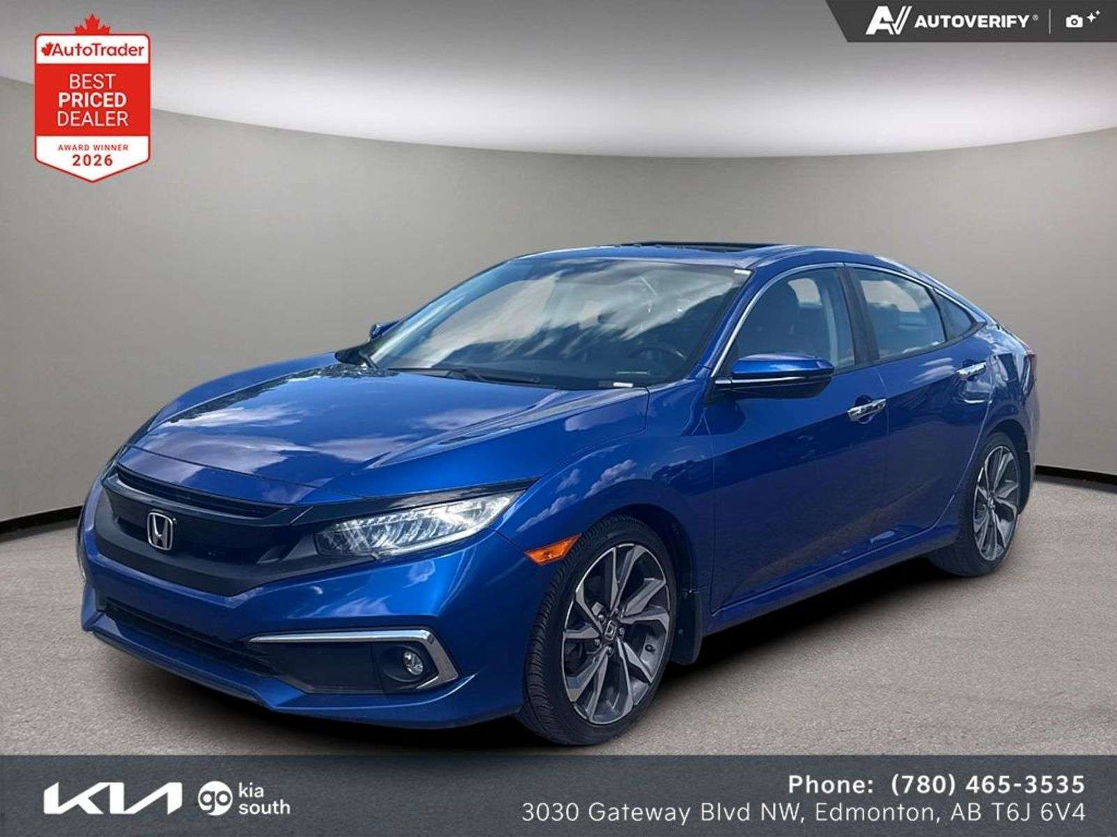 2019 Honda Civic TOURING/LEATHER/NAV/APPLE CARPLAY