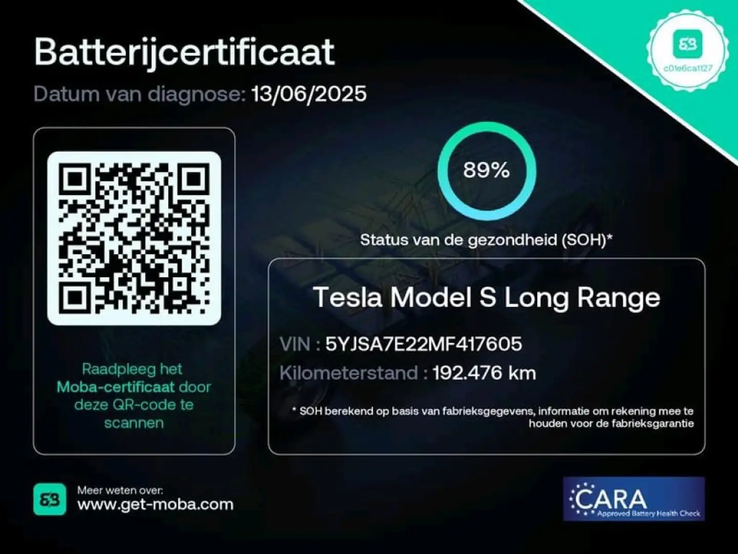 Tesla Model S Long Range Dual Motor 89% SOH FSD Autopilot Grijs - 2