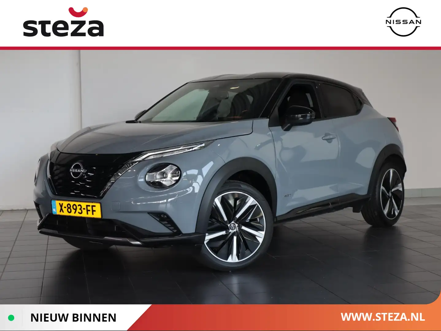 Nissan Juke 1.6 Hybrid N-Design | Parkeercamera | Navigatie | Grijs - 1