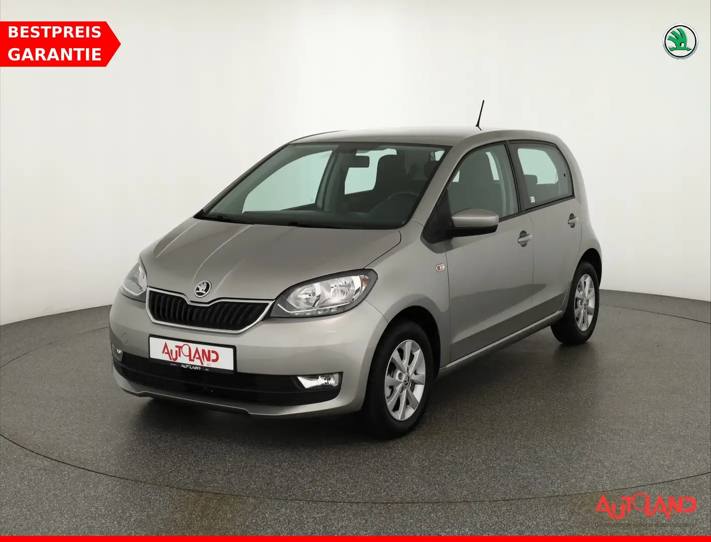 Skoda Citigo 1.0 MPI Aut. Style Klimaaut. Sitzheizung Silber - 1