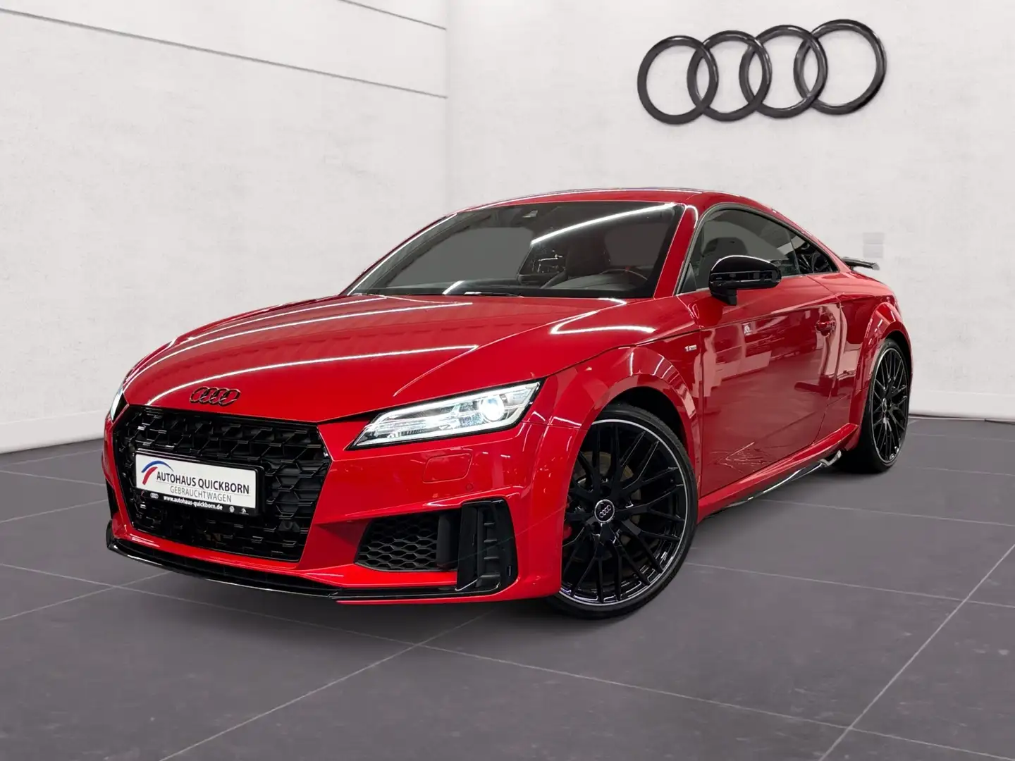 Audi TT Coupé S line Comp. Plus 45 TFSI S tronic B&O BLAC Rojo - 2