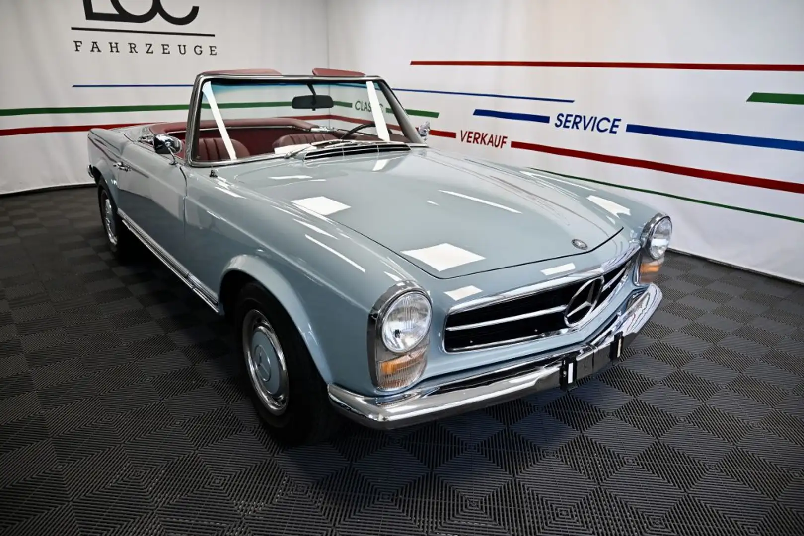 Mercedes-Benz SL 250 250 Pagode Automatik Blauw - 1