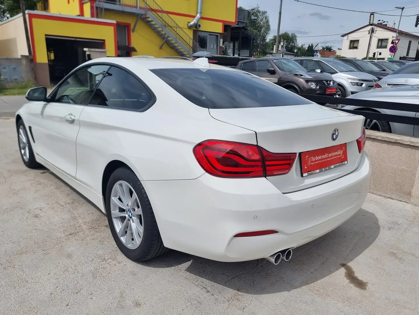 BMW 420 420 i xDrive Automatik Allrad Coupe Advantage Blanc - 2