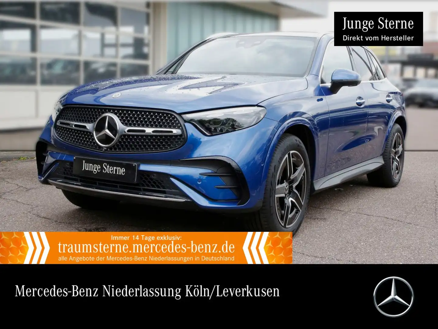 Mercedes-Benz GLC 400 e 4M AMG+PANO+360+AHK+BURMESTER+SITZKLIMA Blau - 1