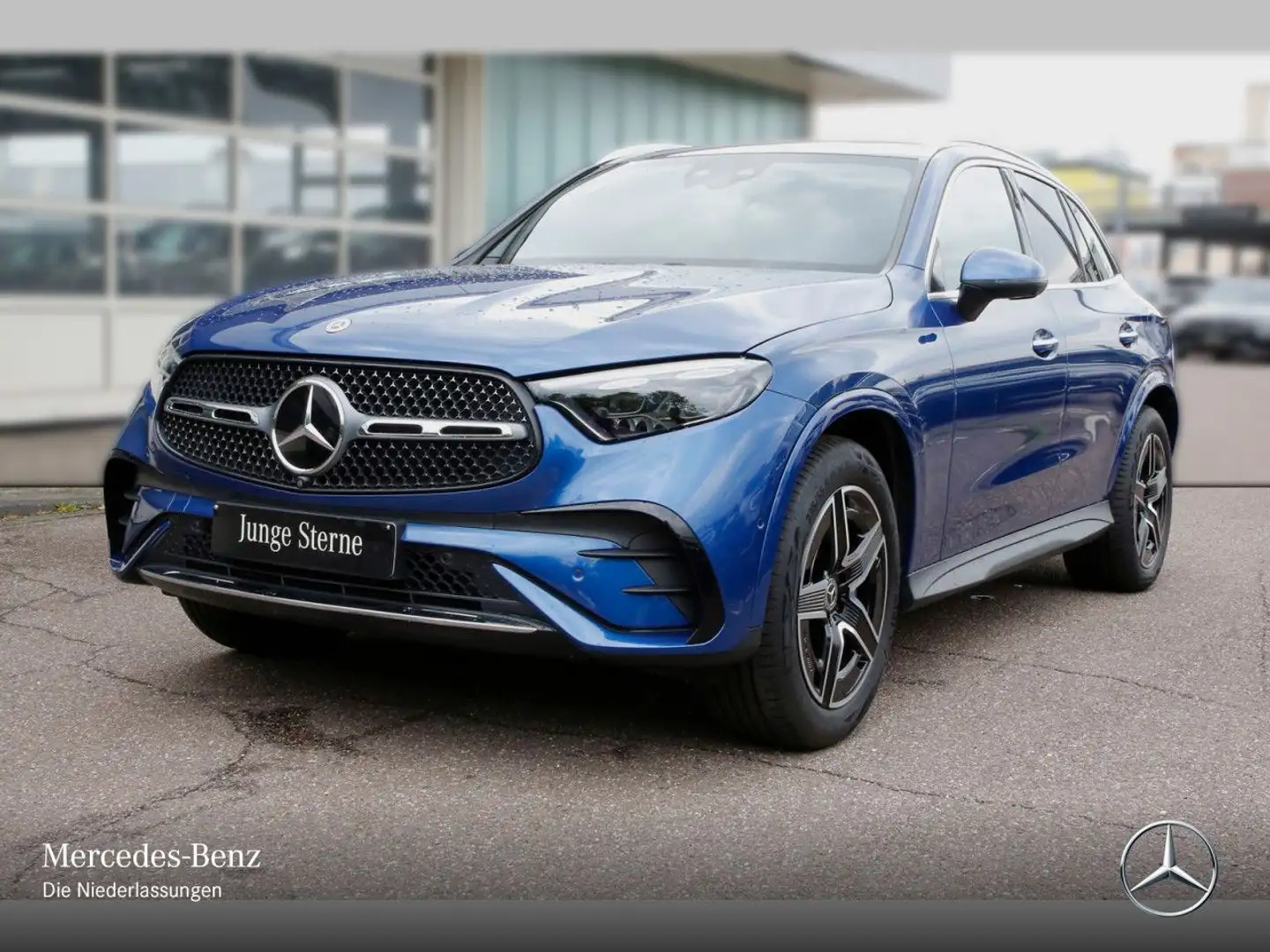 Mercedes-Benz GLC 400 e 4M AMG+PANO+360+AHK+BURMESTER+SITZKLIMA Blau - 2
