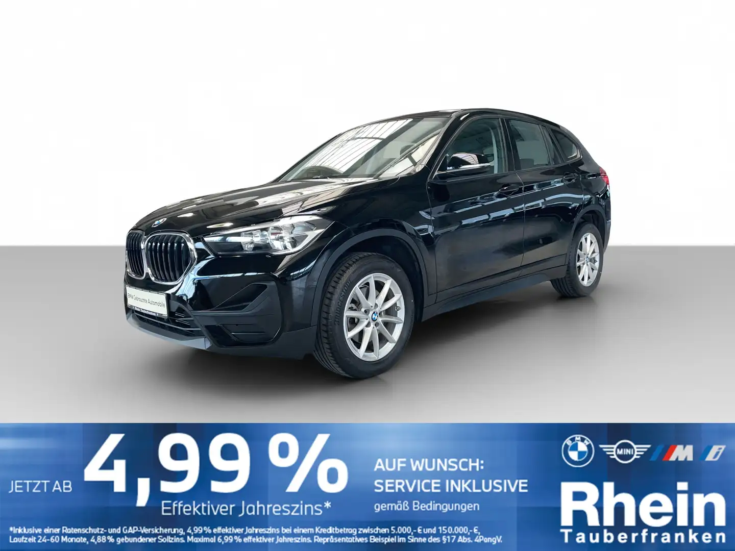 BMW X1 sDrive18i Navi*MFL*PDC*Tempo*SHZ* Negro - 1