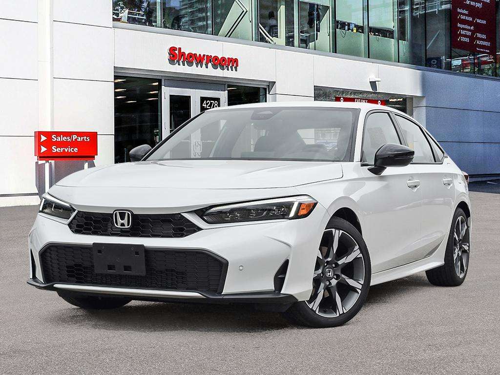 PLATINUM WHITE PEARL 2026 Honda Civic Hybrid Sedan Front-Wheel Drive Automatic