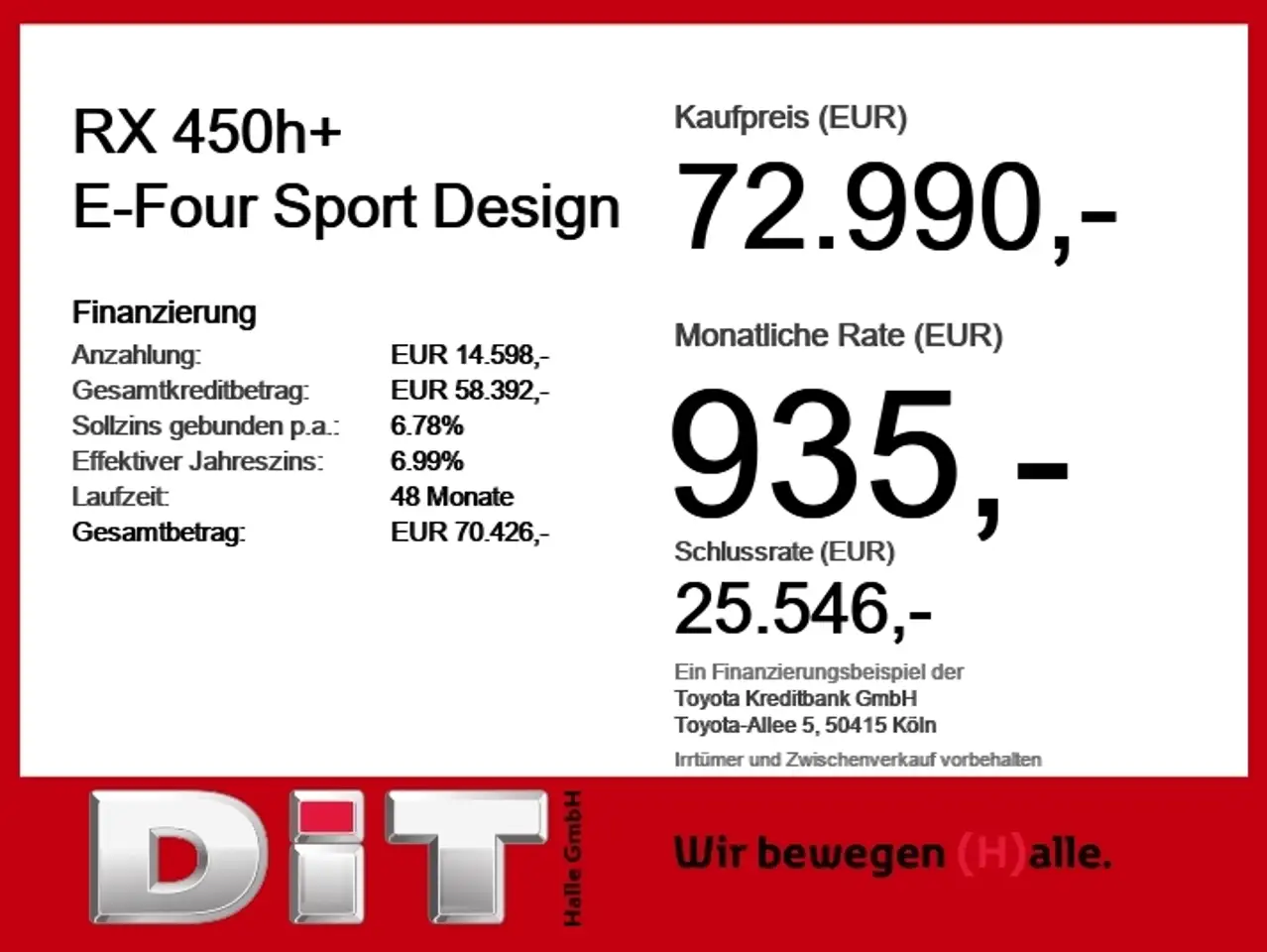 Lexus RX 450h + E-Four Sport Design Panoramaglasdach 3