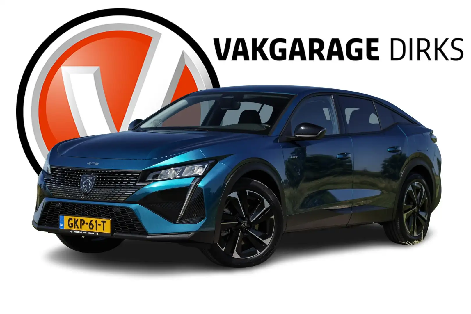 Peugeot 408 1.6 HYbrid Allure Pack ✅ ACC ✅ LED ✅ Carplay Blauw - 1