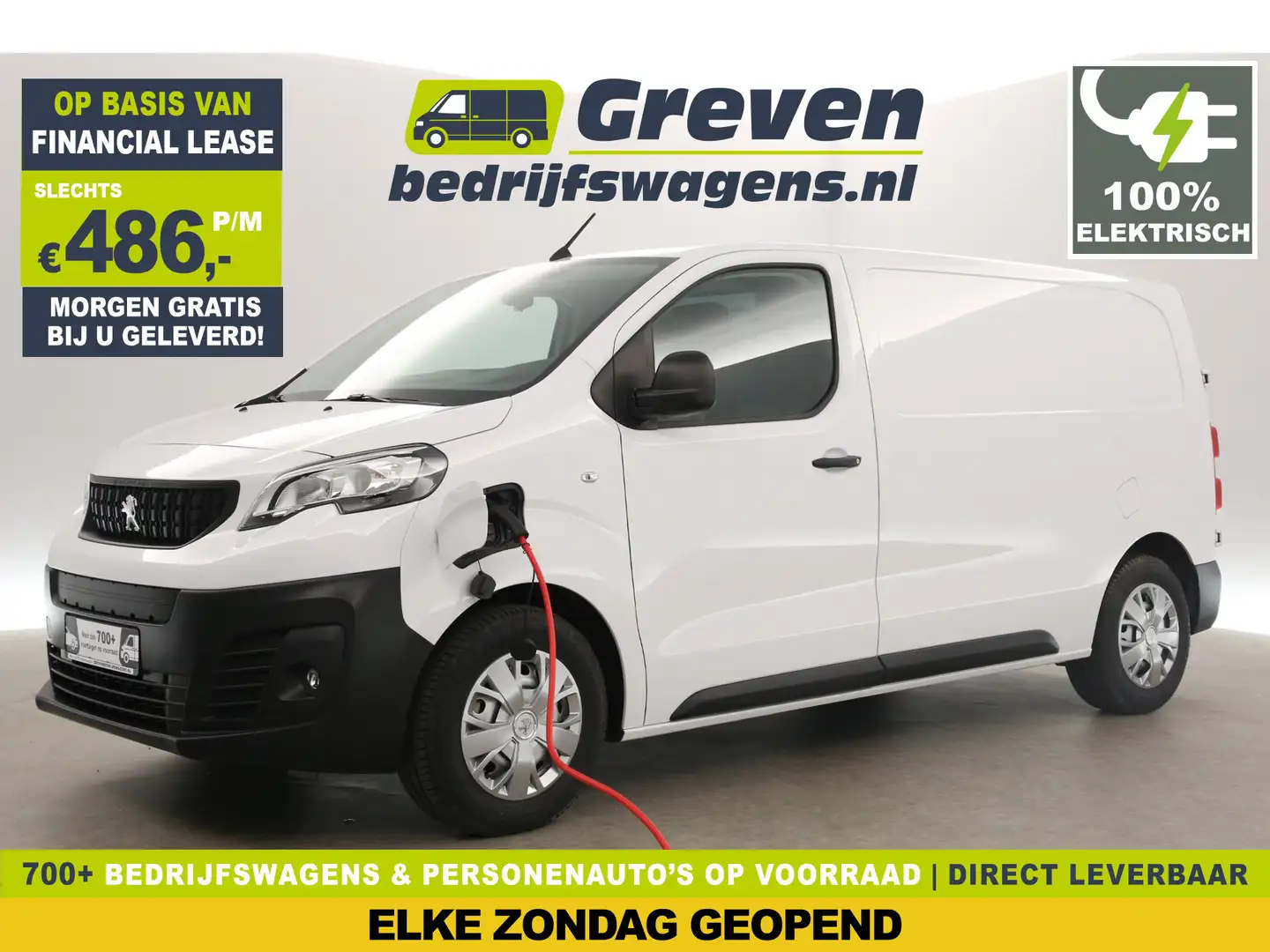Peugeot e-Expert L2H1 75 kWh EMISSIEVRIJE ZONE | NIEUW! | Elektrisc Blanc - 1